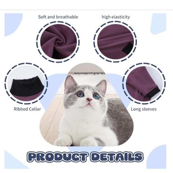 Professional Recovery Suit for Cats - Picture 3 of 7